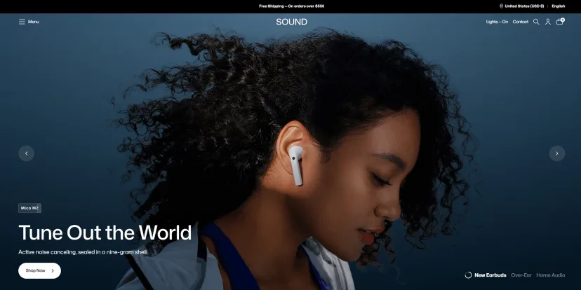 Sound demo store