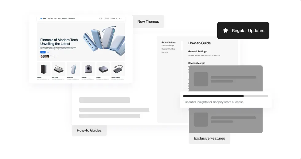 Theme updates, new features and how-to guides